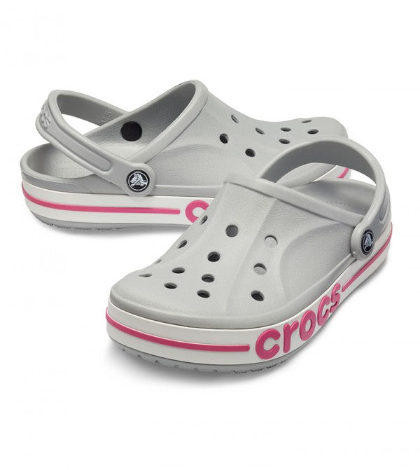 Clog Classic Cinza & Rosa