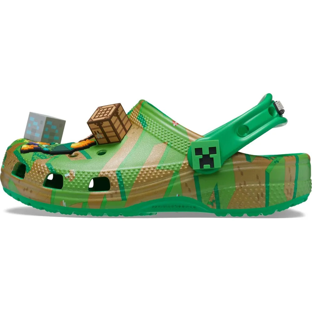 Sandália Classic Elevated Minecraft Clog Juvenil